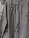 Mutedance 25 Spring/Summer Big Pocket Slant-Breasted Top MD-MD25SS72-GREY MD25SS71